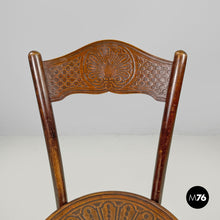 Load image into Gallery viewer, Mundus wooden chairs with decoration, early 1900s