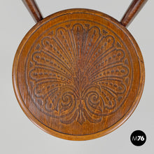 Load image into Gallery viewer, Mundus wooden chairs with decoration, early 1900s
