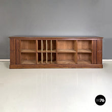 画像をギャラリービューアに読み込む, Wooden sideboard with shutter opening, 1920s