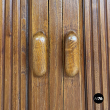 画像をギャラリービューアに読み込む, Wooden sideboard with shutter opening, 1920s