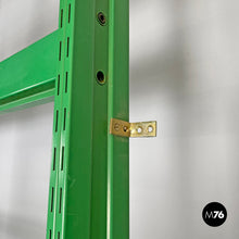 Load image into Gallery viewer, Green metal bookcase, 1970s