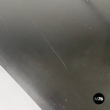 Load image into Gallery viewer, Trolley with two shelves in black laminate and green metal, 1980s