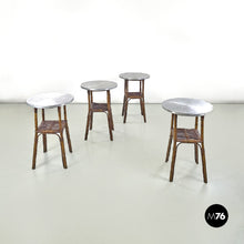 画像をギャラリービューアに読み込む, Coffee tables in bamboo and aluminum, 1960s