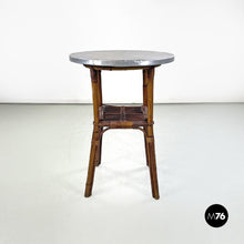 画像をギャラリービューアに読み込む, Coffee tables in bamboo and aluminum, 1960s