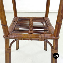 画像をギャラリービューアに読み込む, Coffee tables in bamboo and aluminum, 1960s