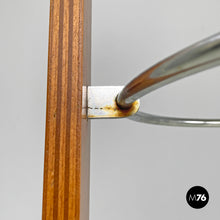 画像をギャラリービューアに読み込む, Round umbrella stand by Origlia in cast iron and wood, 1980s