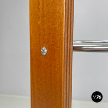 画像をギャラリービューアに読み込む, Round umbrella stand by Origlia in cast iron and wood, 1980s