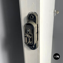 Load image into Gallery viewer, Single door in white painted wood with decoration, 2000s