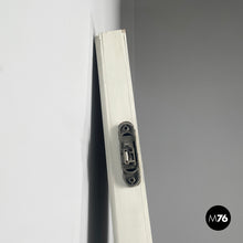 Load image into Gallery viewer, Single door in white painted wood with decoration, 2000s