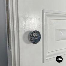 Load image into Gallery viewer, Single door in white painted wood with decoration, 2000s