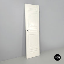 Load image into Gallery viewer, Single door in white wood with decorations, 2000s