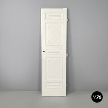 Load image into Gallery viewer, Single door in white wood with decorations, 2000s