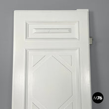 Load image into Gallery viewer, Single door in white wood with decorations, 2000s