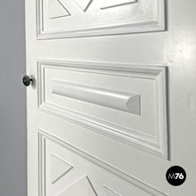 Load image into Gallery viewer, Single door in white wood with decorations, 2000s