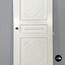 Load image into Gallery viewer, Single door in white wood with decorations, 2000s