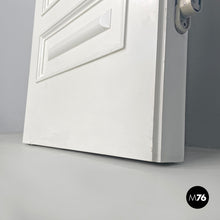 Load image into Gallery viewer, Single door in white wood with decorations, 2000s