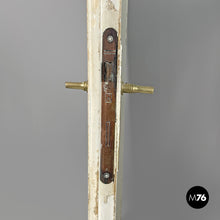 将图片加载到图库查看器,White painted wooden door with frame, early 1900s