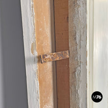 将图片加载到图库查看器,White painted wooden door with frame, early 1900s