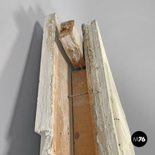 将图片加载到图库查看器,White painted wooden door with frame, early 1900s