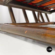 画像をギャラリービューアに読み込む, Armchair with orange velvet cushions by Tito Agnoli for Bonacina, 1970s