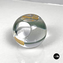 画像をギャラリービューアに読み込む, Paperweight by V. Nason & C. in transparent Murano glass, 1990s