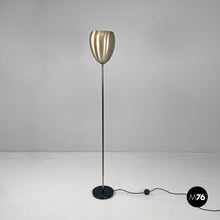 画像をギャラリービューアに読み込む, Steel floor lamp, 1950s