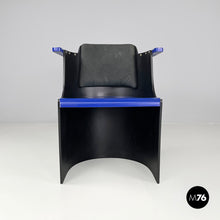 Charger l'image dans la galerie, Blue and black chairs D61 by El Lissitzky for Tecta, 1970s