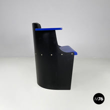 Charger l'image dans la galerie, Blue and black chairs D61 by El Lissitzky for Tecta, 1970s