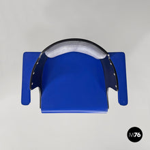 Charger l'image dans la galerie, Blue and black chairs D61 by El Lissitzky for Tecta, 1970s