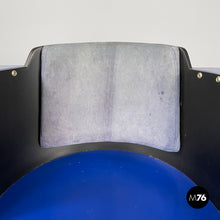 Charger l'image dans la galerie, Blue and black chairs D61 by El Lissitzky for Tecta, 1970s