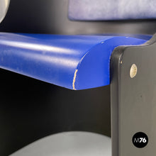 Charger l'image dans la galerie, Blue and black chairs D61 by El Lissitzky for Tecta, 1970s