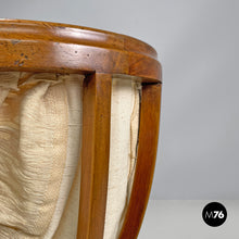 画像をギャラリービューアに読み込む, Sewing stand in wood and fabric, 1800s