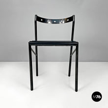 Charger l'image dans la galerie, Black chairs by Philippe Gonnet for Protis Editions, 1980s