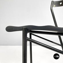 Charger l'image dans la galerie, Black chairs by Philippe Gonnet for Protis Editions, 1980s