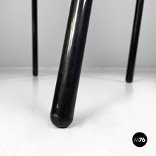 Charger l'image dans la galerie, Black chairs by Philippe Gonnet for Protis Editions, 1980s