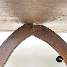 画像をギャラリービューアに読み込む, Wooden table with lyre legs, 1800s