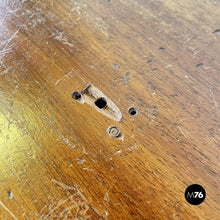 画像をギャラリービューアに読み込む, Wooden table with lyre legs, 1800s