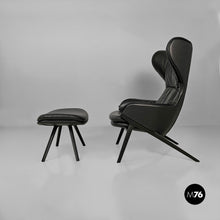 将图片加载到图库查看器,Armchair P22 with ottoman by Patrick Norguet for Cassina, 2010s