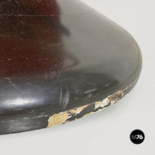 Load image into Gallery viewer, Metal, wood and red fabric adjusting height armchair with armrests, 1980s