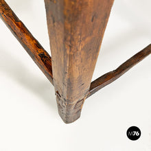 画像をギャラリービューアに読み込む, Italian, carved wood high back chair with armrests, 1800s