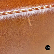 Charger l'image dans la galerie, Brown leather armchairs by Cassina, 1970s