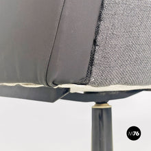 画像をギャラリービューアに読み込む, Grey swivels armchairs, 1960s