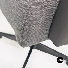 画像をギャラリービューアに読み込む, Grey swivels armchairs, 1960s