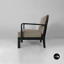 Load image into Gallery viewer, Armchairs in fabric and wood, 1930s