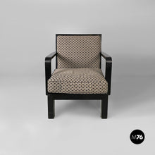 Load image into Gallery viewer, Armchairs in fabric and wood, 1930s