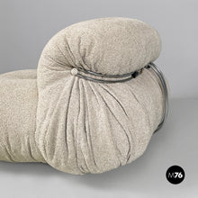 画像をギャラリービューアに読み込む, Light beige Soriana armchairs by Afra and Tobia Scarpa for Cassina, 1970s