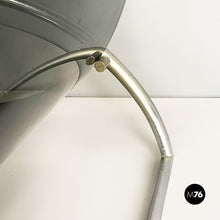 Load image into Gallery viewer, Smoked glass and steel Lira magazine rack by by Pierangelo Gallotti for Gallotti and Radice, 1980s