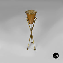 Carica l'immagine nel visualizzatore di Gallery, Floor-standing brass ashtray, 1950s