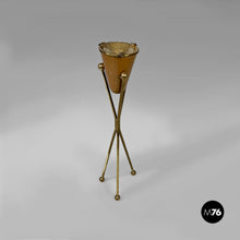 Carica l'immagine nel visualizzatore di Gallery, Floor-standing brass ashtray, 1950s