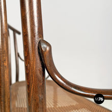 Charger l'image dans la galerie, Wood and Vienna straw bench, 1970s